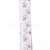 Christmas Theme Polyester Imitation Linen Wrapping Ribbon SRIB-P020-01B-6