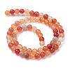 Natural Carnelian Bead Strands G-R411-29-4mm-2