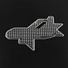 Plane/Airliner ABC Plastic Pegboards used for 5x5mm DIY Fuse Beads DIY-Q009-32-1