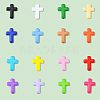 560Pcs 16 Colors Opaque Acrylic Beads SACR-PA0001-01-7