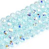 Transparent Glass Beads Strands EGLA-N016-3mm-01-1