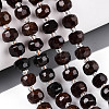 Natural Orange Garnet Beads Strands G-N327-08A-04-1