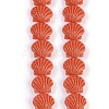 Synthetic Coral Dyed Carved Beads Strands CORA-K009-05A-02-1
