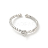 Brass Cup Peg Open Cuff Ring Settings KK-G518-02P-02-2