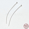 925 Sterling Silver Ball Head Pins STER-F018-03I-1
