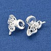 Brass Cubic Zirconia Beads KKB-L215-023S-2