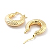 Brass Hoop Earrings EJEW-H301-09G-2