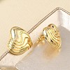 Brass Stud Earrings for Women KK-CBAD851-31G-2