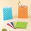 80Pcs 8 Colors Eco-Friendly Kraft Paper Bags CARB-LS0001-06A-7