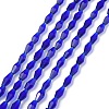 Opaque Glass Beads Strands GLAA-P001-03A-07-1