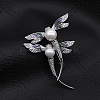 Dragonfly Alloy Rhinestone Brooch PW-WG859D6-01-5