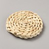 Handmade Corn Straw Woven Placemats AJEW-TAC0035-16-2