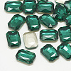 Pointed Back Glass Rhinestone Cabochons RGLA-T079-13x18mm-15-1