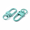 Spray Painted Eco-Friendly Alloy Swivel Snap Hooks Clasps LS-PALLOY-T080-02D-NR-3