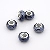 Rondelle Handmade Porcelain Large Hole European Beads OPDL-M009-03-1