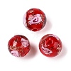Luminous Handmade Gold Sand Lampwork Beads LAMP-T021-10mm-03V-2