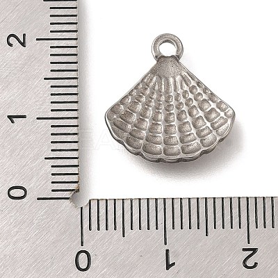 Anti-Tarnish 304 Stainless Steel Pendants STAS-M075-12P-1