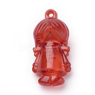 Transparent Acrylic Big Pendants TACR-T002-11-1