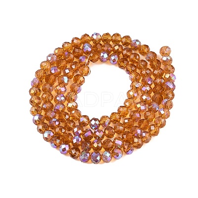 Electroplate Glass Beads Strands EGLA-A044-T4mm-L04-1