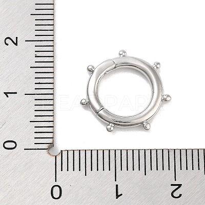 Brass Spring Gate Rings KK-M293-51P-1
