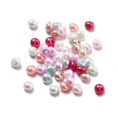 Acrylic Imitation Pearl Beads OACR-D300-01I-1