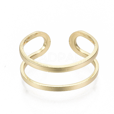 Brass Cuff Finger Rings X-RJEW-N030-003-NF-1