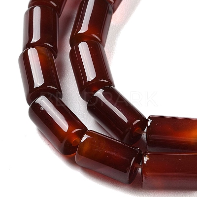 Natural Red Agate Beads Strands G-NH0019-A03-01-1