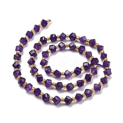 Natural Amethyst Beads Strands G-P463-23-1