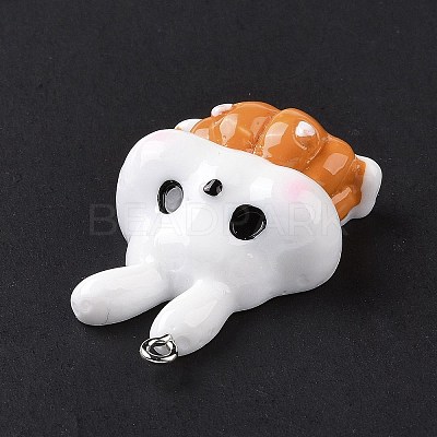 Halloween Opaque Resin Pendants RESI-D063-07A-1