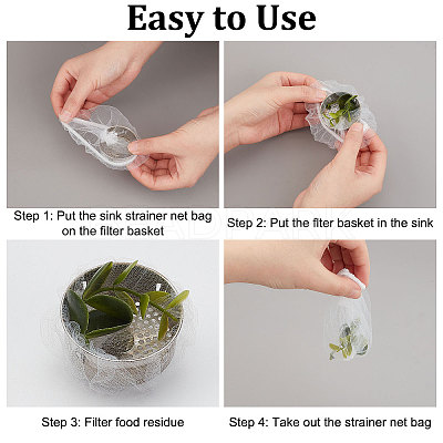 200Pcs Polyester Sink Strainers AJEW-GF0005-93-1