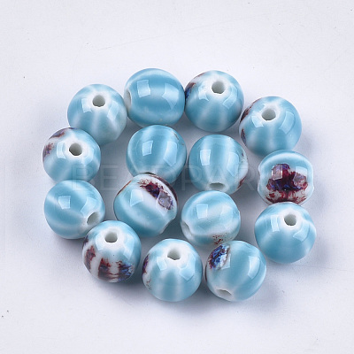 Handmade Porcelain Beads PORC-S498-24I-1