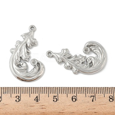 304 Stainless Steel Rhinestone Setting Pendants STAS-D376-09A-P-1