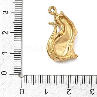 304 Stainless Steel Pendants STAS-K322-20A-G-1