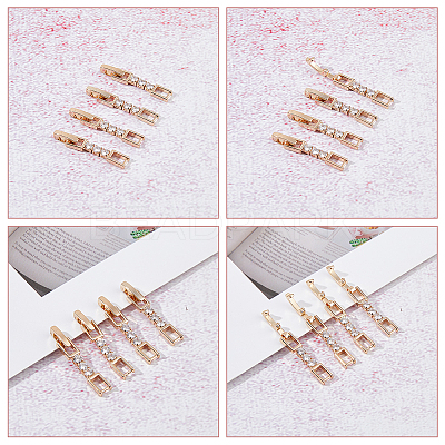 4Pcs Brass Extender Chain FIND-FH0009-25B-1