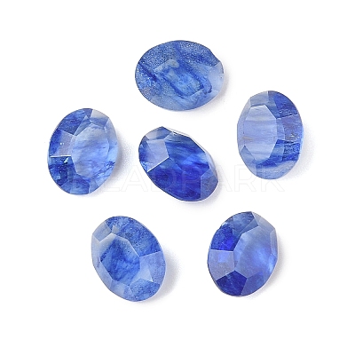 Blue Watermelon Stone Glass Cabochons G-C146-02H-1