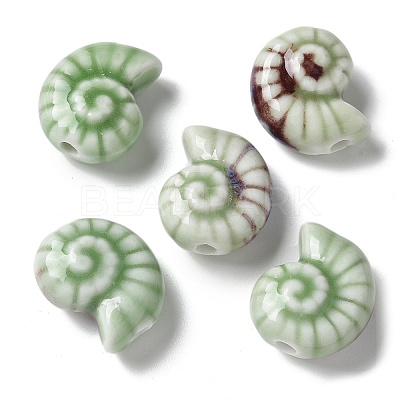 Handmade Porcelain Beads PORC-L080-F18-1