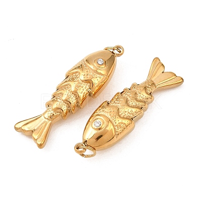 304 Stainless Steel Pendants STAS-H244-15A-G-1