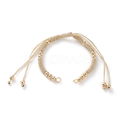 Adjustable Polyester Braided Cord Bracelet Making AJEW-JB00892-06-1