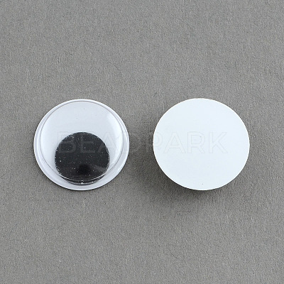 Black & White Large Wiggle Googly Eyes Cabochons DIY Scrapbooking Crafts Toy Accessories KY-S002-50mm-1