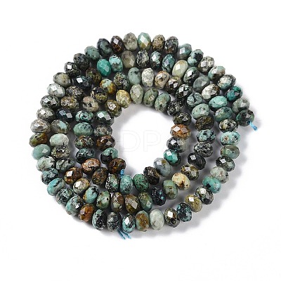 Natural African Turquoise(Jasper) Beads Strands G-N342-28B-1