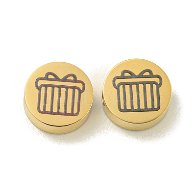 Halloween 304 Stainless Steel Beads STAS-U017-01G-P-1