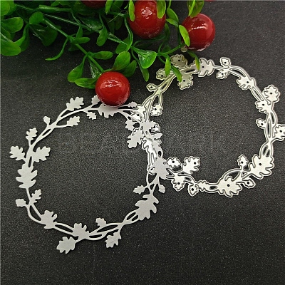 Wreath Carbon Steel Cutting Dies Stencils PW-WG59983-01-1