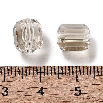 Electroplate Column Glass Beads EGLA-A043-02-PL01-1