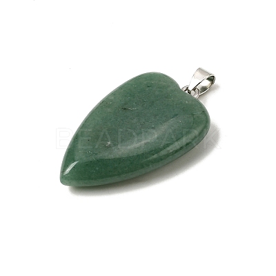 Natural Green Aventurine Pendants G-F820-04P-07-1
