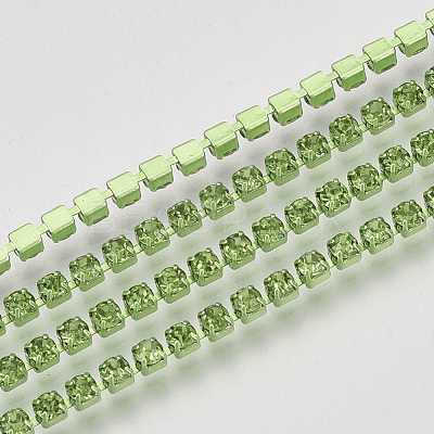 Electrophoresis Iron Rhinestone Strass Chains CHC-Q009-SS6.5-B06-1