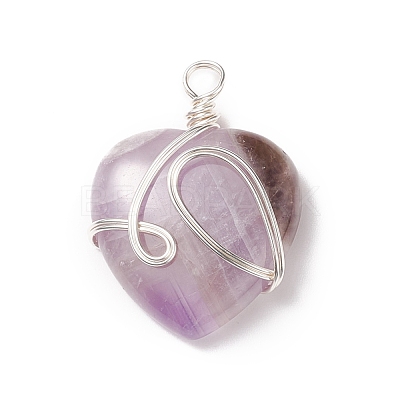 Natural & Synthetic Gemstone Pendants PALLOY-JF01663-1
