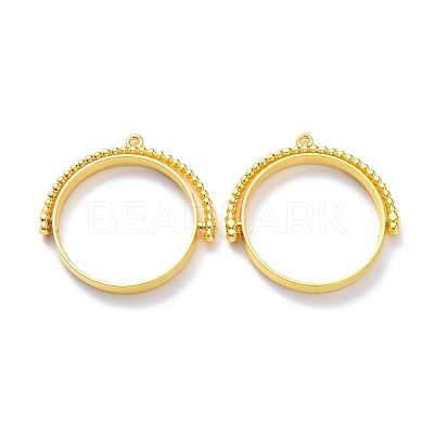 Alloy Open Back Bezel Pendants PALLOY-Z003-12G-1