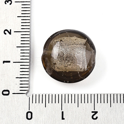 Handmade Silver Foil Glass Beads SLF15mmY-01-1