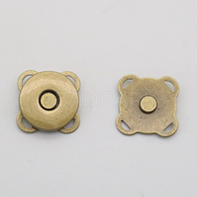 Alloy Magnetic Buttons Snap Magnet Fastener PURS-PW0005-066B-AB-1
