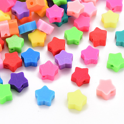 Handmade Polymer Clay Beads CLAY-N008-012-1